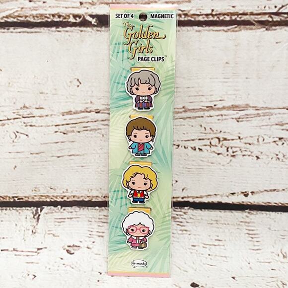 THE GOLDEN GIRLS Magnetic Page Clips Bookmarks - Picture 1 of 3